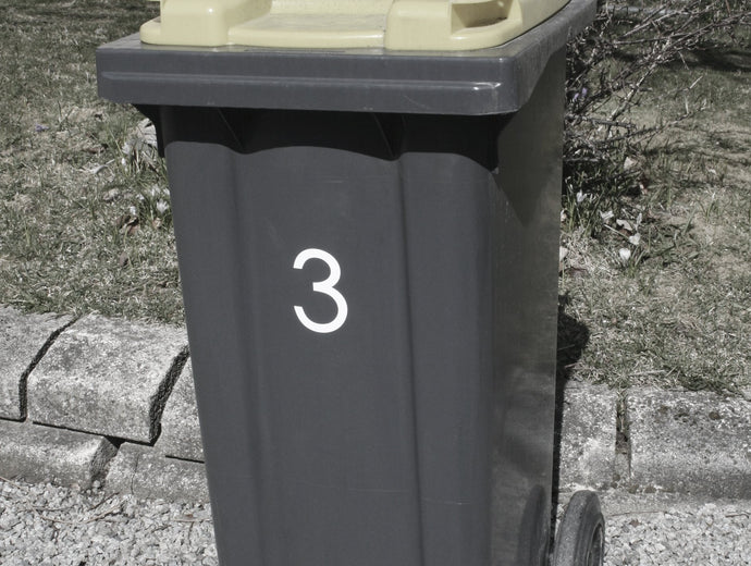 Tall til søppeldunk